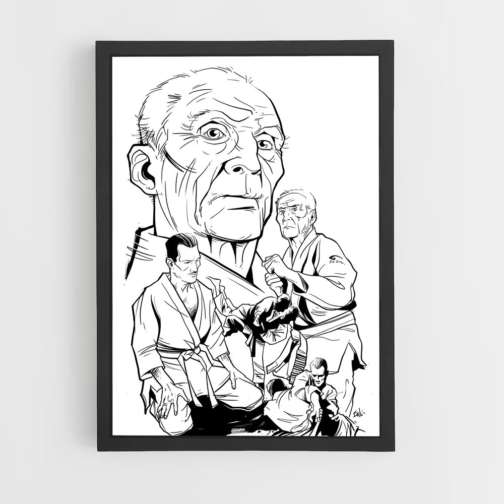 Poster Fist of Strength – affiche Jiu-jitsu brésilien (vue 2)